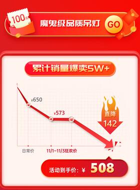 厅灯简约现ODC400代极简轻奢圈大厅主灯圆圆客环北欧客厅灯鱼吊线