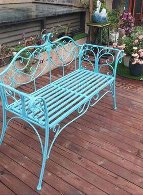 时尚艺沙发双椅人子公长椅花园阳台户外庭院露铁台躺椅园18885加