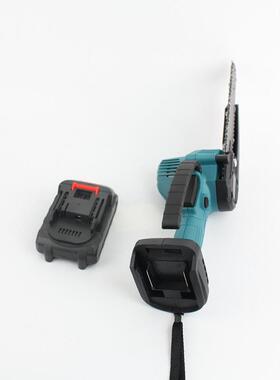 手持单迷手你电链锯园伐木锂电链锯修枝BYB锯充林电无手绳电动锯