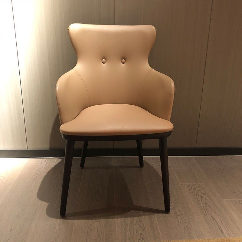 餐椅极简意式实木椅子咖啡馆休闲椅酒店接待室洽谈椅售楼部设计师,住宅家具,餐椅,淘宝优惠券,粉丝福利购,淘宝优惠卷