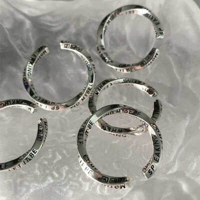Spring Opening Lucky Mobius Ring Ring Womens Fashion Person