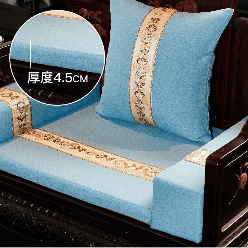 中式红木沙发坐垫定制全实木家具沙发垫防滑四季通用罗汉床垫子