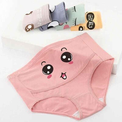 High Waist Maternity Panties Soft Cotton Pregnant Briefs Bel