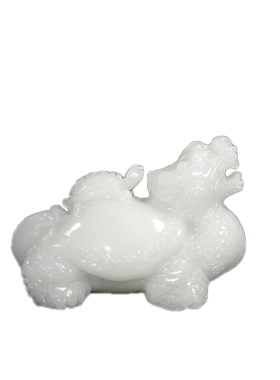 天然玉石龙龟摆件汉白玉母子龟家具客厅家居办公室玄关装饰品摆件