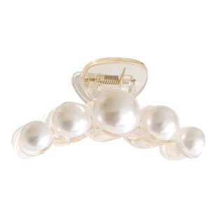 Head Pearl Hair Small Big Back Clip Grab Elegant New