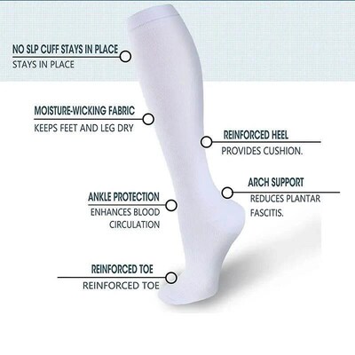Compression Socks For Men Women Promote BloodP Circulation T