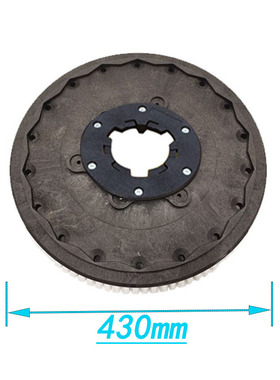 南通明诺MN-V8洗地机刷盘430mm刷子17寸地刷 刮水胶条 吸放污水管