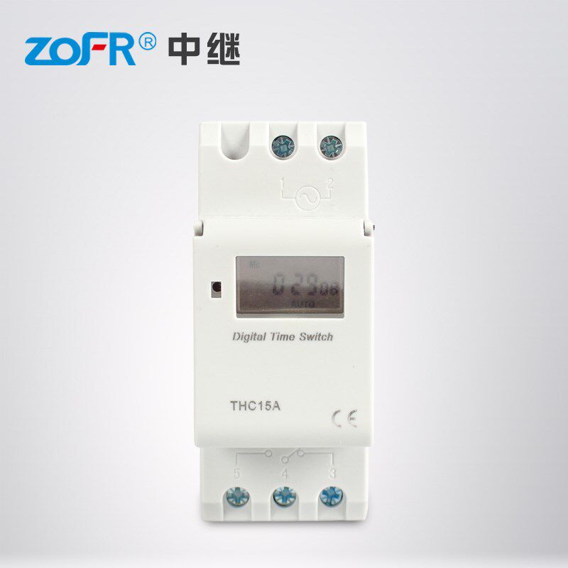 ZOFR中继 THC15A小型微电脑时控开关定时自动开关12v 24v 220v