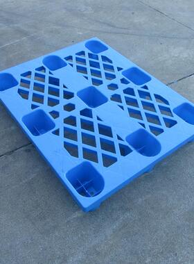 新料120网格盘九仓脚塑料托库物流叉车塑胶托板防潮地台WIU板厂1