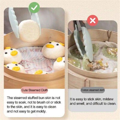 2Pcs Cartoon Pattern Adorable Decorative Stuffed Bun