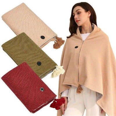 Wearable USB Electric Heated Blanket 3 Heating Levels