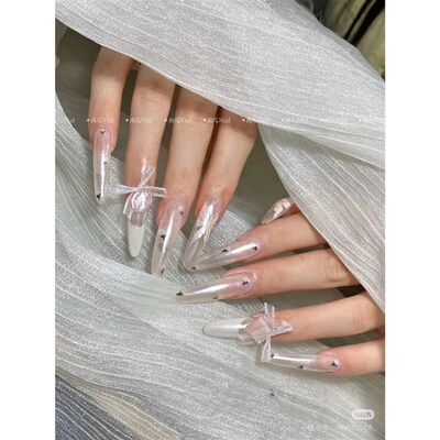 20pcs Lace Bow &30pcs 3D Mixed Size Pearl Resin Flower Pink