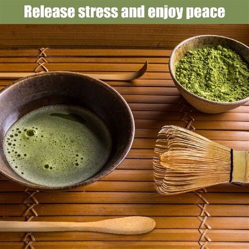 5Pcs Matcha Set Japanese Whisk Set Handmade Bamboo Matcha