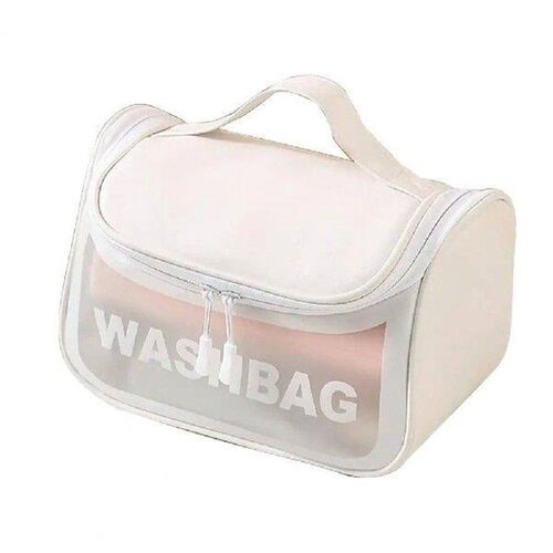 Toiletry Bag with Handle Comfortable Grip Large Capacity