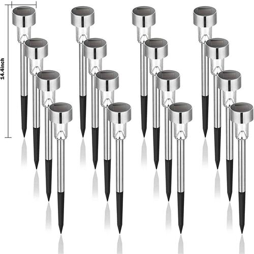 10PCS Solar Lights Outdoor LED Solar Garden Pathway Light  W