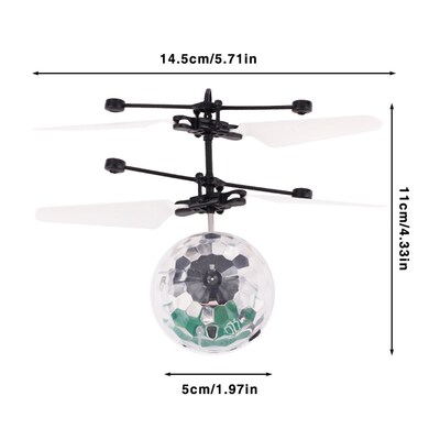 Colorful Mini Drone Shinning LED RC drone Flying Ball Helico