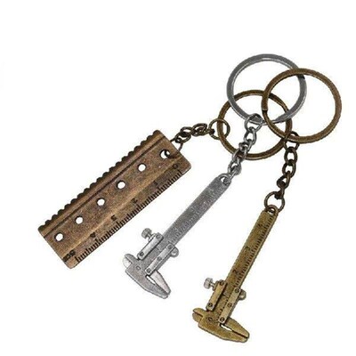 Mini Vernier Caliper Key Ring Car Styling Accessories
