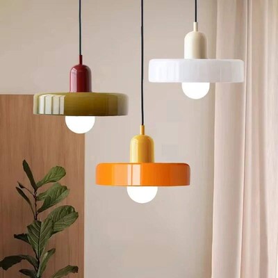 Nordic Glass Bauhaus Dining Room Chandelier Living Room Bedr