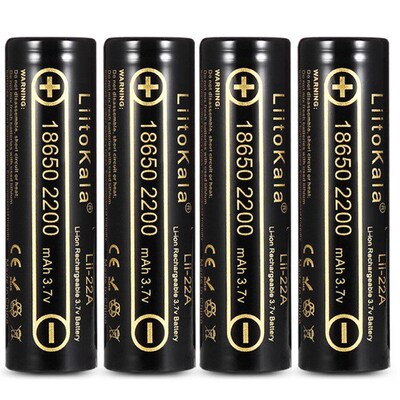 HK LiitoKala Lii-22A 3.7V 18650 2200 mAh Rechargeable Batter