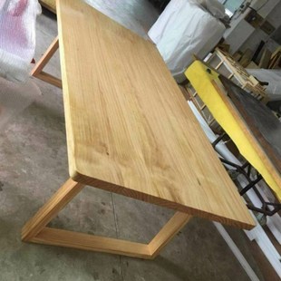 原木老榆木板实木大桌面板木板定制松木板大板隔板窗台板吧台面板