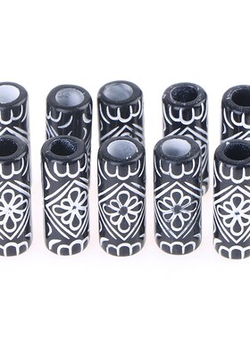 5-180pcs Hair Braid Dreadlock Beads Cuffs Clips Braid Spiral