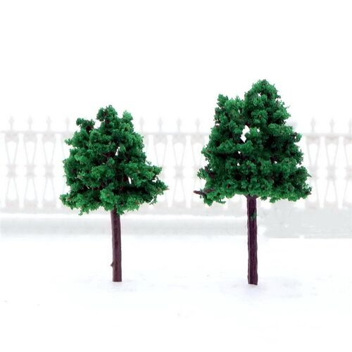 10Pcs/Pack Dark Green Model rees Scale Train Park Railroad R