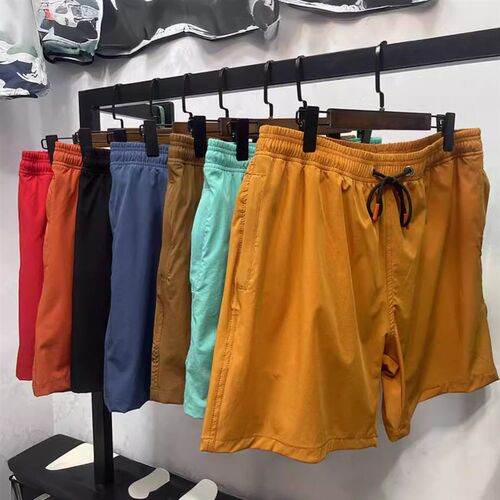 Nylon Four-sided Elastic Beach Pants Mens Quick-drying Loos