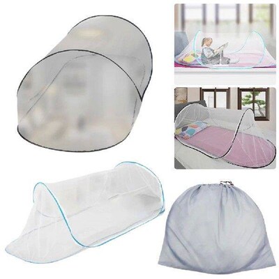 Foldable Mosquito Net with Zipper Outdoor Camping Mosquito