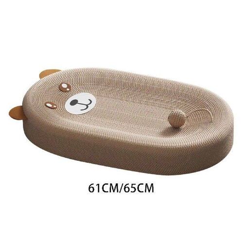 Cat Scratcher Lounge with Play Ball Cat Scratching Mat for