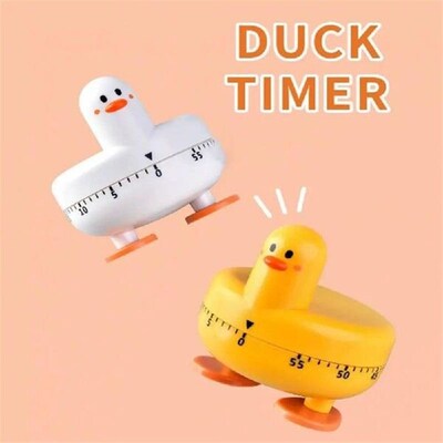 Cartoon Animal Duckling Timer Easy Operate Kitchen Timer