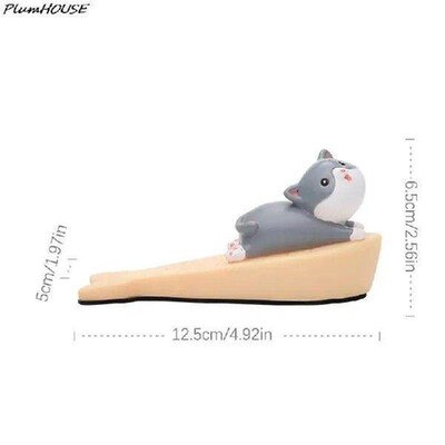 Safety Protector Cute Cartoon Silicone Figure Door Stopper