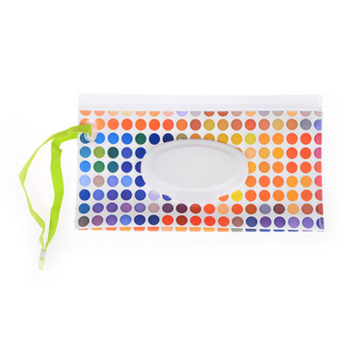 Fashion Wipes Carrying Case Clutch and Clean Wet Wipes Bag f