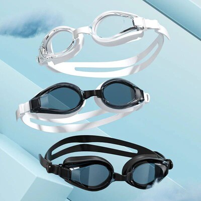 Adult swimming goggles with high-definition waterproof and a