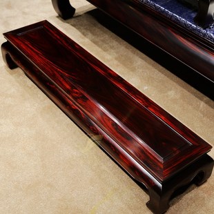 印尼黑酸枝素面罗汉床东阳阔叶黄檀明式中式罗汉床红木家具床榻