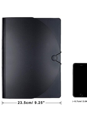 Expanding File Folder A4 Letter Size Portable Docut Holder w