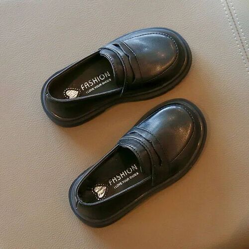 Children Leather Shoes for Boys Girls Kids Loafers Slip-on S