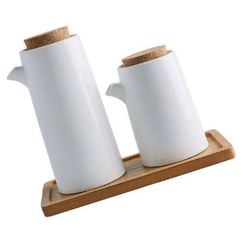 Ceramic Oil Pot Seasoning Bottles Spice Holding Condiment