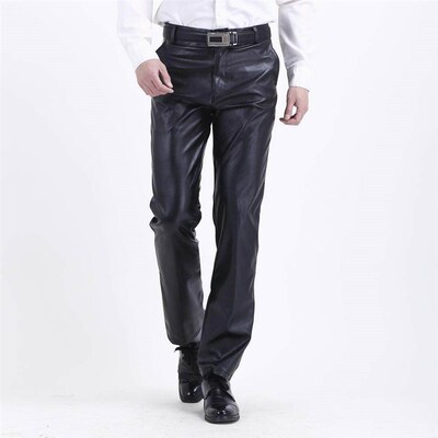 Mens velvet free thin pants, waterproof, oil resistant,