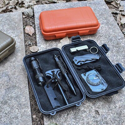 New L/S Size Outdoor Plastic Waterproof Airtight Survival Ca