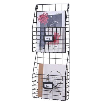 steel newspaper wall holder storage magazine book hanger