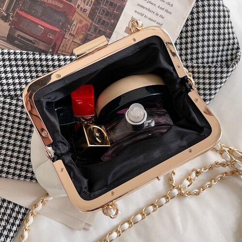Womens Party Clutch Wedding Crossbody Bag Totes Stylish Pea