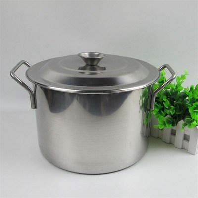 加厚不锈钢桶盖子平面盖锅盖汤桶盖单独卖盖子盖把手钉珠