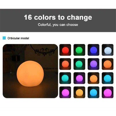Luminous Bouncy Ball IP68 Waterproof Garden Luminous LED