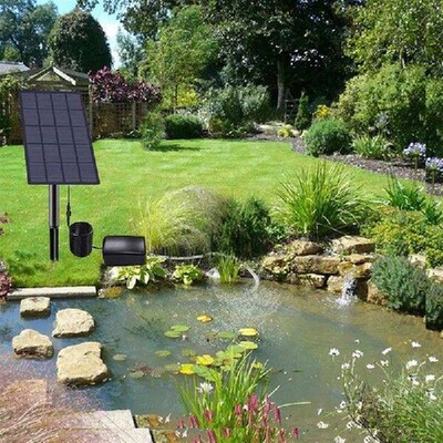 Solar Oxygen Pump Oxygenator 2.5W Solar Oxygen Air Fountain