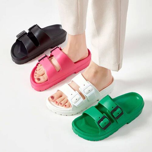 Comwarm New Womens Platform Summer Slippers Fashion EVA