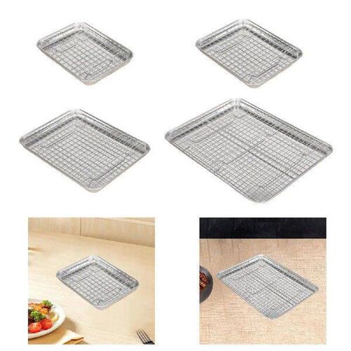 Baking Sheet with Rack Stainless Steel for Barbecue