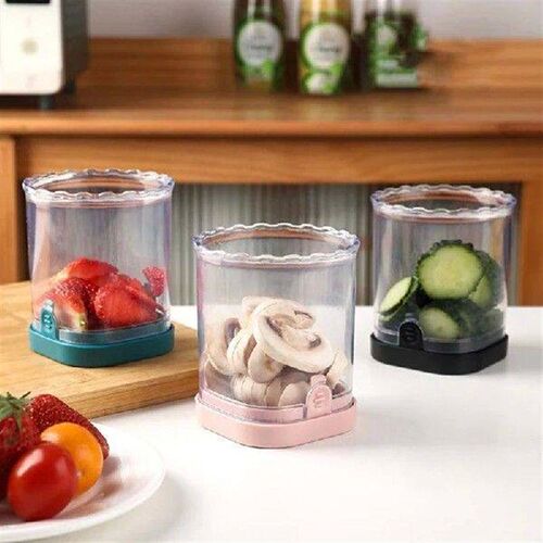 Fruit Vegetable Speed Slicer With Push Plate Manual Cup