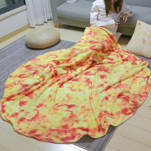 WOSTAR Soft warm flannel burrito blankets 200Gsm round shape