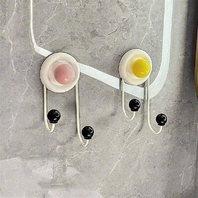 3Pcs Dopamine Household Hang Hooks Wall Hanging Traceless