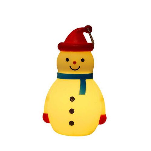 Christmas圣诞节装饰小夜灯儿童手提发光雪人Snowman night light